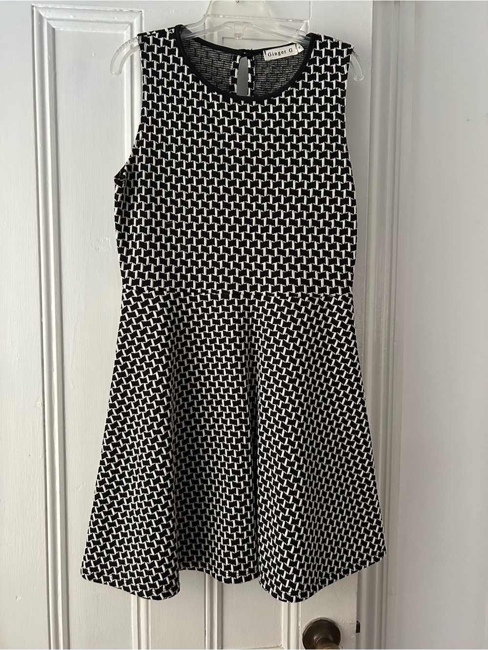 Ginger G | Black and White | Flare Skate Dress